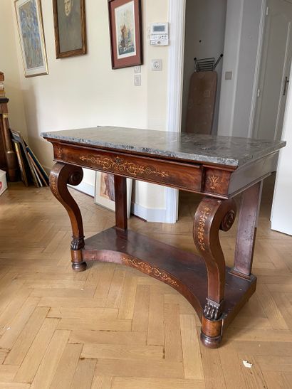 Console / table de milieu d’époque Restauration,...