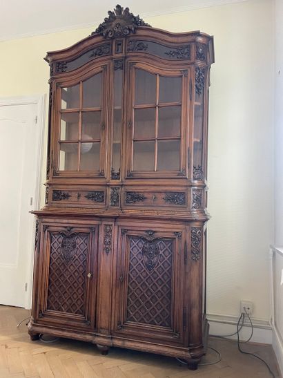 Buffet deux corps (XIX siècle) - Style Henri...