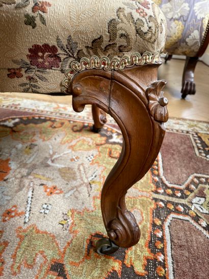 Chaise / fauteuil de style Louis-Philippe,...