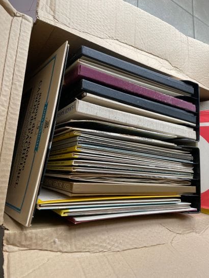Lot de plus de 100 disques vinyles 33 tours...