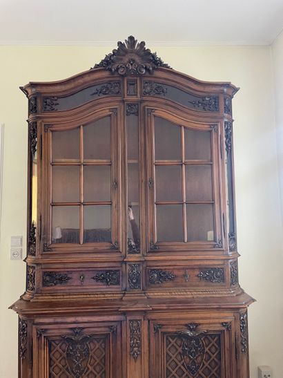 Buffet deux corps (XIX siècle) - Style Henri...