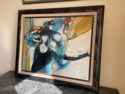 Jean-Baptiste Valadié (né en 1933) - ELEGANTE

Femme...
