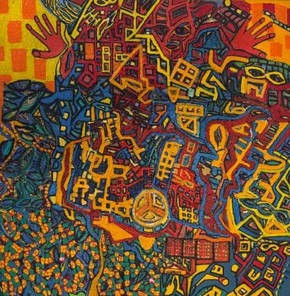 Walter Spruyt (1947) Clown (1996)
Acrylic...