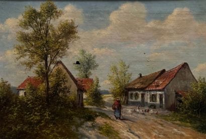 European school (early 20th century) - Scene...