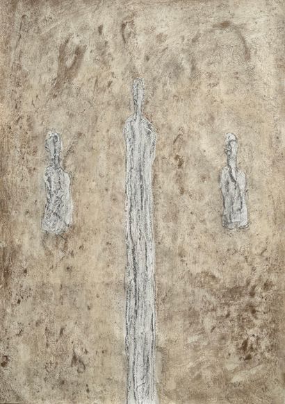 Three figures (XX XXI century)

Mixed media...