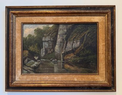 Léon Jamin (1872 - 1944) - River landscape...
