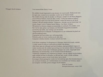 Enrico Visani Hommage au peintre Jacob Jordaens...