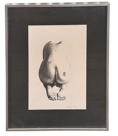 Roland Delcol (1942) - Nu au blason
Lithographie...