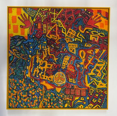 Walter Spruyt (1947) Clown (1996)
Acrylic...