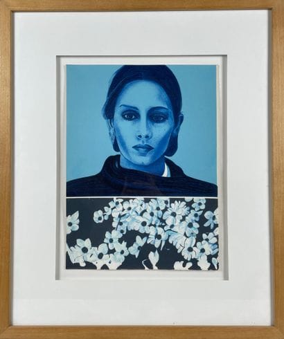 Jacques Monory (1924 2018) Portrait of a...