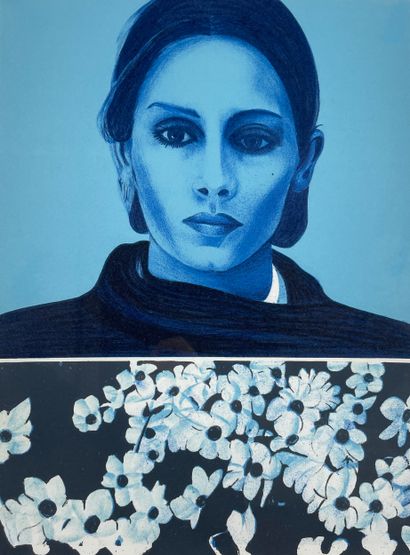 Jacques Monory (1924 2018) Portrait of a...