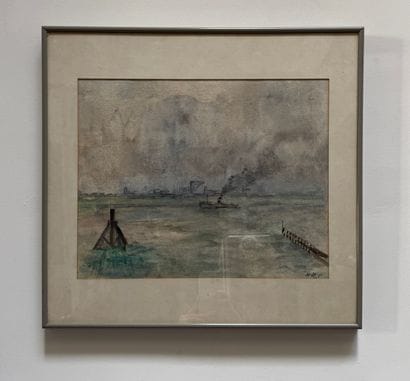 Jack Jefferys (1896 - 1961) The roadstead...