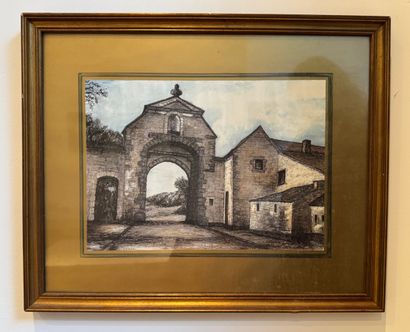 Bouffioux R. - Lobbes
Ink and wash heightened...
