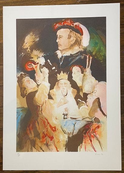 Enrico Visani Hommage au peintre Jacob Jordaens...