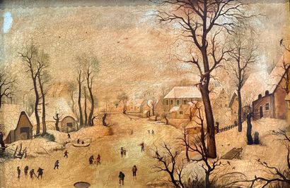Pieter Brueghel le Jeune d'après Paysage...