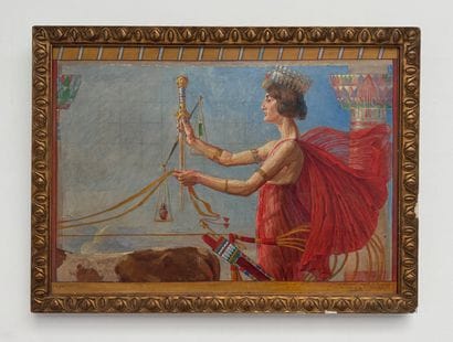 Jules Pollet (1870 1941) La Justice

Huile...