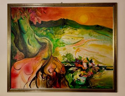 Enrico Visani (1938) - Bees at the sunset...