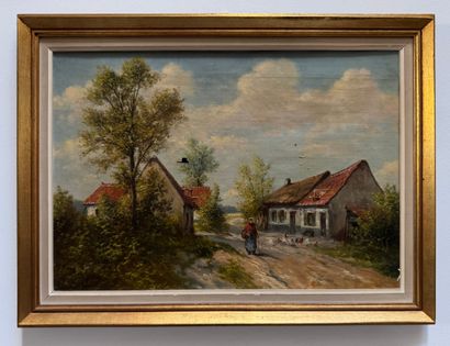 European school (early 20th century) - Scene...