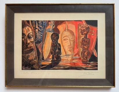 Walter Frank - Composition aux masques et...