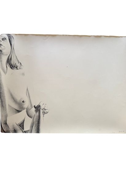 Roland Delcol (1942) - Figure au miroir
Lithographie...
