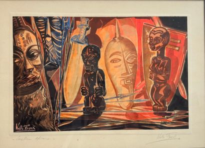 Walter Frank - Composition aux masques et...