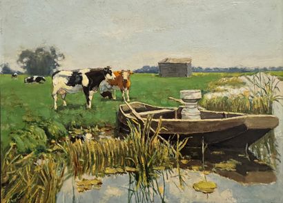 Lucas Kuys (1942 2023) La traite des vaches...