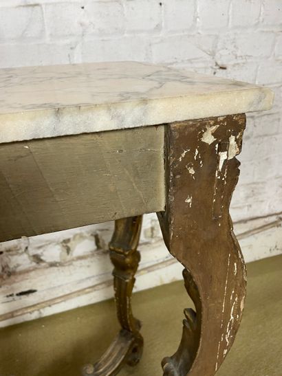 Console de style Louis XV
Console en bois...