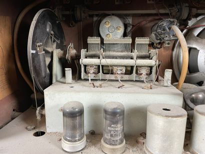 Orion - Poste de radio vintage en bois (Hongrie,...