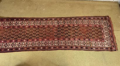 Important Persian-style gallery rug with...