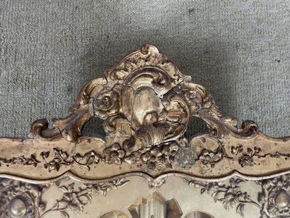Rahmenuhr (horloge-cadre) de style Biedermeier...