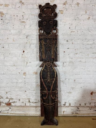 Anthropomorphic carved panel in the style...