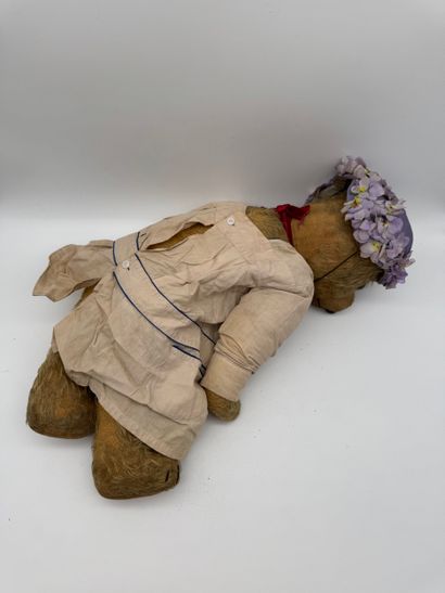 Teddy bear with dress and hat
Teddy bear...