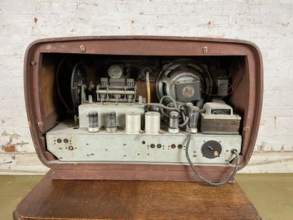 Orion - Poste de radio vintage en bois (Hongrie,...