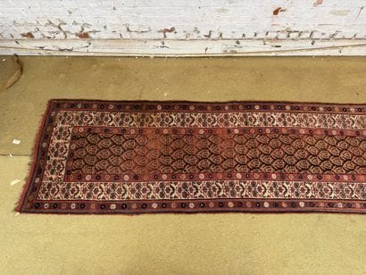 Important Persian-style gallery rug with...