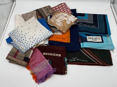 Lot de foulards de marques et qualités diverses
Ensemble...