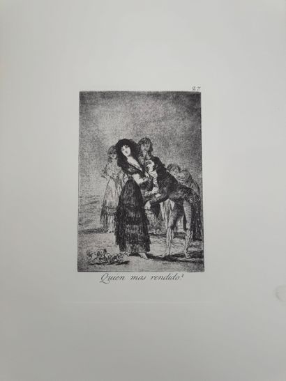 Francisco Goya (1746-1828) d’après - Los...