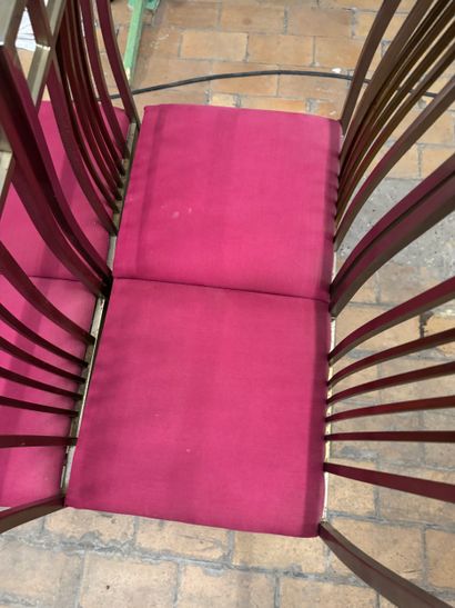 Suite de 10 chaises en métal - vers 1980/2000
Chaises...