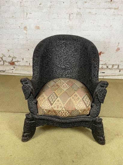 Fauteuil anglo-indien / birman (XIX siècle)
Fauteuil...