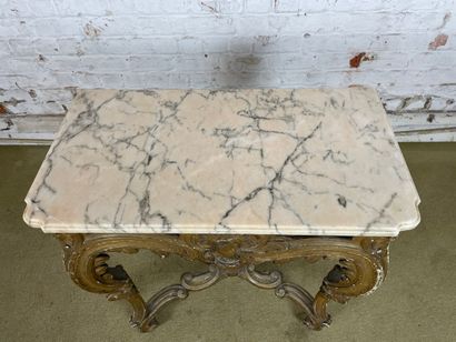 Console de style Louis XV
Console en bois...