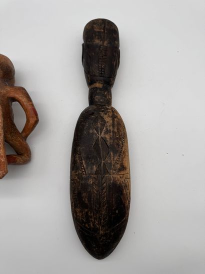 Lot of African-style objects (masks and sculptures)
Set...