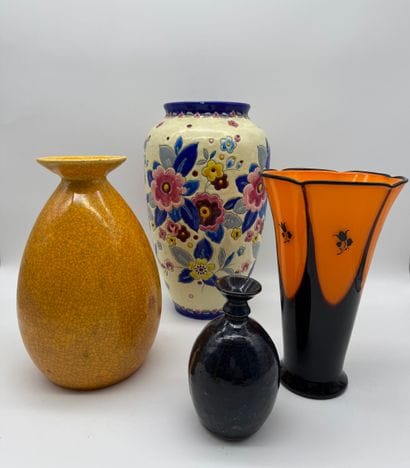 ot de 4 vases Boch / Keramis
Ensemble de...