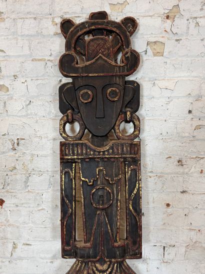 Anthropomorphic carved panel in the style...