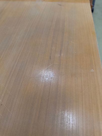Enfilade moderniste en bois, travail du milieu...