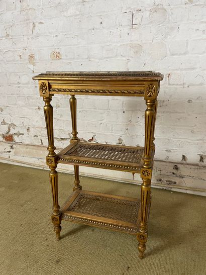 Guéridon à tablettes de style Louis XVI
Petit...
