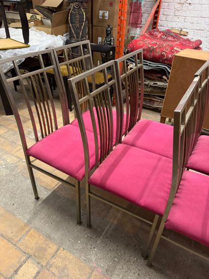 Suite de 10 chaises en métal - vers 1980/2000
Chaises...