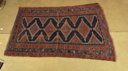 Caucasian rug with geometric design
Wool...