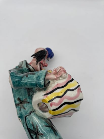 Clown mural en porcelaine
Sujet en porcelaine...