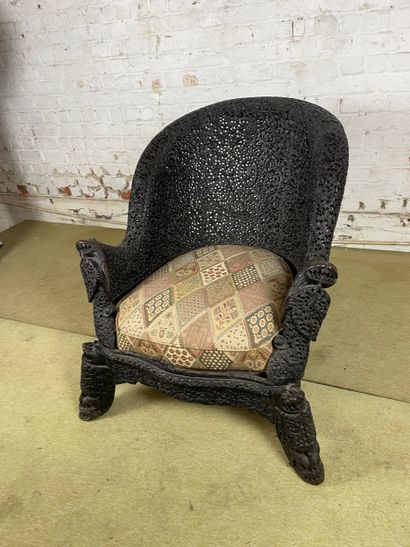 Fauteuil anglo-indien / birman (XIX siècle)
Fauteuil...