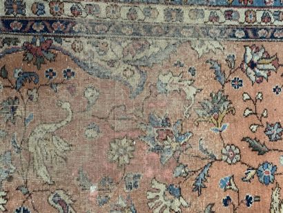 Very large Kachan / Isfahan carpet with floral...
