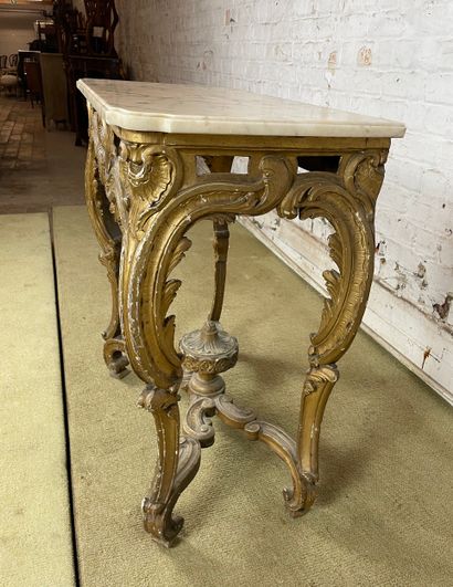 Console de style Louis XV
Console en bois...